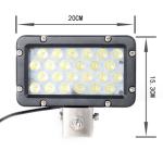 8-inch Square Pots Flood LED Driving Fog Lights, Off-road Work Light, Headlight