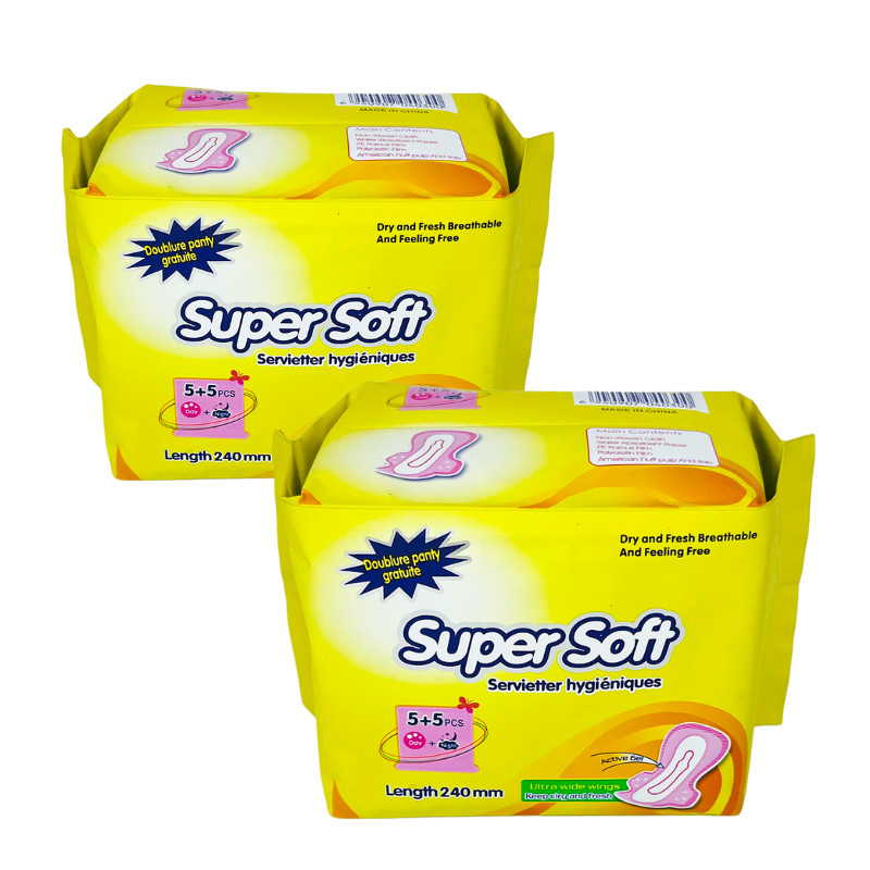 Female Macro Care Wholesale Manufacturing Cotton Anion Sanitary Napkins Sanitary Pad Women With Negative Ion