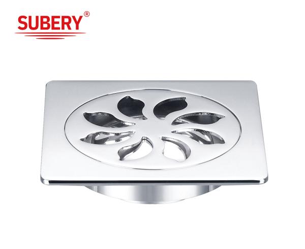square drainage stainless steel polished floors drain low price anti-odor and