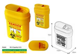 China 0.2 Litre Sharps disposal container, Pocket Sharps Container, Sharps Container | WinnerCare factory