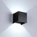 Modern IP65 Up Down Light Home Outdoor Waterproof Wall Light Black LED Outdoor