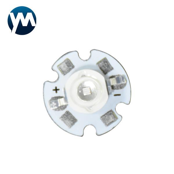UV LED SMD 3W Imitation Lumen SMD Module High Power UV LED Silicone Lens 365nm