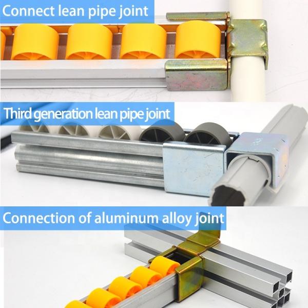 Industrial Flow Rail Alloy Roller Track Hardware ​For Storage Shelf Transportati