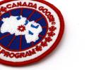 Canada Goose Blue Circle Heart With Line Red Maple Leaf Words Badge Armband For