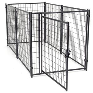 China Attractive Large Heavy Duty Dog Run Outdoor Galvanised With 8cm Gap Vertical Bars factory