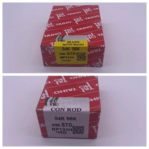 MITSUBISHI Excavator S4K S6K Engine Main Bearing Connecting Rod Bearing STD MP131H RP131H