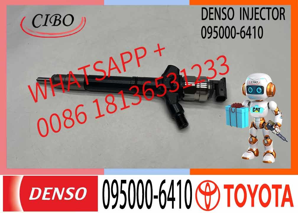 Denso Common Rail 095000-6410 Diesel Fuel Injector 095000 6410 For Toyota 23670-0R030 Hilux D4D 2KD-FTV Engine