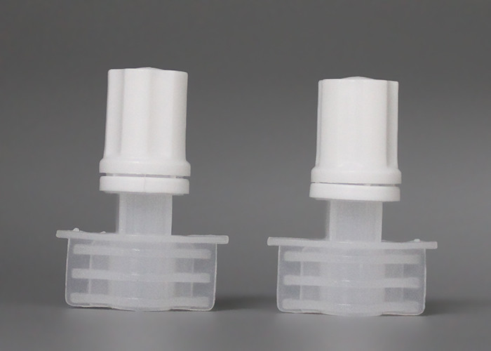 Five Millimeter Pour Spout Covers PE Plastic For Skin Care Pouch Packing