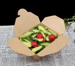 Salad Custom Printed Donut Boxes Food Grade Paper Leak Grease Resistant