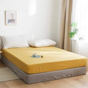 China Cheapest Woven Fitted Sheet for Mattress 8 or 14 Inch 4 Way Stretch Microfiber 75gsm factory
