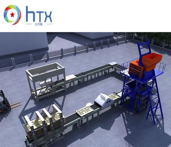China Construction Automatic Precast Concrete Machine Wall And Floor Tile Production Line factory