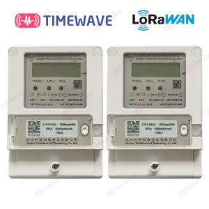 China 220V 1 Phase LoRaWAN Energy Meter Jammer Bypass Ingelec Stop Digital Electric Meter factory