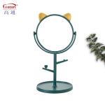 Small Circle Plastic and Glass Mirror for Everyday Top Fashion Adjustable Make