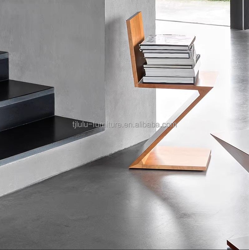 Mail Packing N Modern Nordic Style Z Wood Stacked Chairs for Home Furniture in Dining Room of Restaurant and Coffee Shop