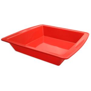 China Silicone Cake Pan 8.5 &quot; Nonstick Bakeware Baking Mould Brownie Pan for bread Chocolate Pie Pizza fudge and brownies factory