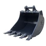 OEM 1-50 Ton Excavator Ditching Bucket , Black Excavator Backhoe Buckets For