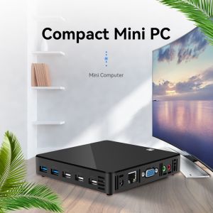 Intel Pentium 2117U Black Mini Computer With DDR3 RAM And Aluminum Chassis