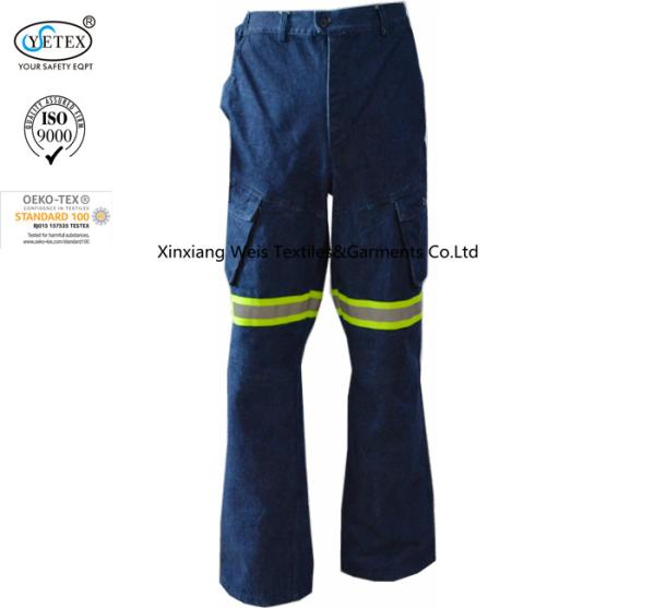 Safety Protective Fire Resistant Pants / Insulated Fr Pants Denim With