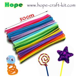 China 6mm, 7mm, 8mm, 9mm Pipe Cleaners, Chenille Stems for hobbies &amp; kids DIY hand-crafted material factory