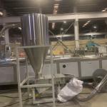 Conical Screw Waste Plastic Hot Cutting PVC Pelletizing Line