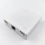 Best 2 Cores LC APC Plastic Fiber Optic Faceplate Socket Panel for Wired LAN