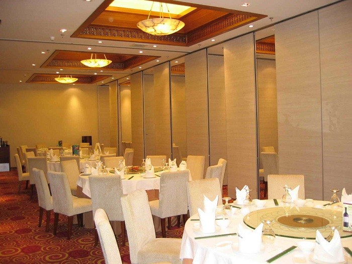 Hanging System Acoustic Room Dividers for Hotel with Single or double roller