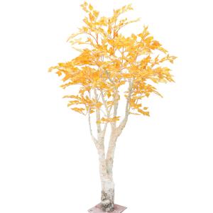 China 20m Artificial Foliage Tree Birch Autumn Vibe Romance No Pest No Light Floor Plants factory