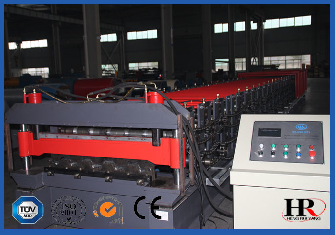 High Tech Double Deck Cold Roll Forming Machine for Making Two Types Roof Panels