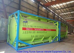 China Fluoboric Acid Transport Tank Container 20FT , ISO Bulk Container For Shipping factory