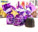 PET Packaging Material 260ppm Horizontal Single Top Twist Chocolate Wrapping
