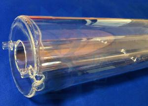 China Double Layer Fused Silica Glass Tube For Laboratory Research factory