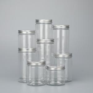 China Convenient Honey Storage Wide Plastic Jars with Lids and PET Bottle Aluminum Cap factory