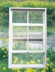 Tempered Glass Single Hung Window