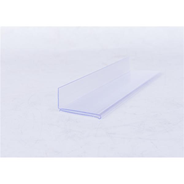 China Plastic Extruded Sections Transparent Type For Showing Shop Price Information factory