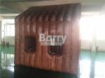 Small Inflatable House Tent Blow Up Log Cabin Tent Fire Resistance