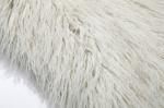 White Jacquard Mongolian Craft Fur Printed For Crafts