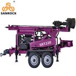200m Deep Water Well Drilling Equipment Small Trailer Mounted Water Well Drill