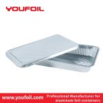 Food Grade Rectangular Aluminum Foil Container Full Size Pan Barbecue