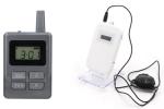 White Color Multifuctional Audio Guide 100 Channel Strong Anti Interference