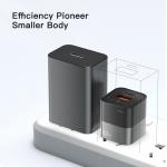 QC 3.0 PD USB Wall Charger USB A Type C Mini Travel Phone Charger 33W 5V 4A