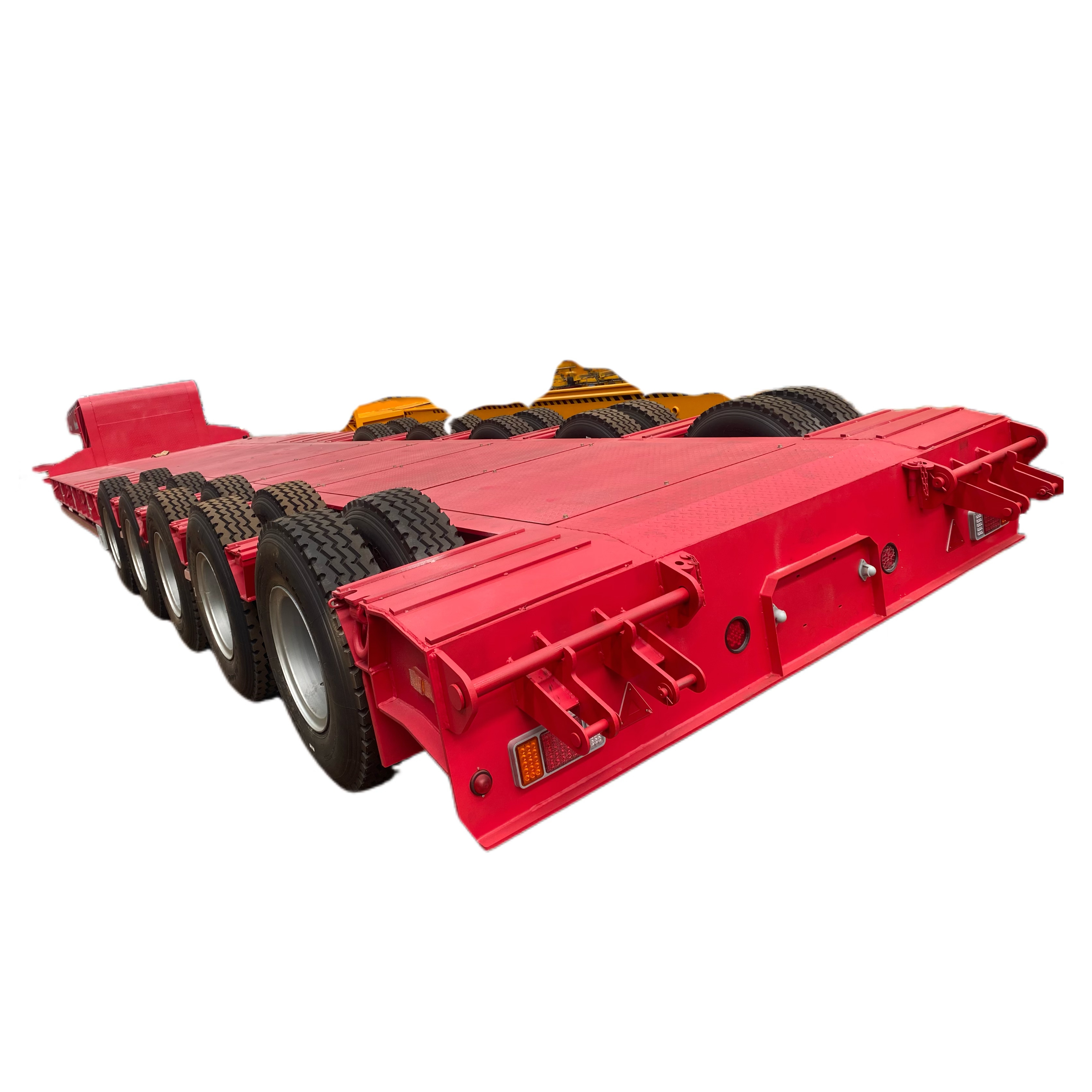 CIMC Latest Design Low Panel Flatbed Trailer with Air Suspension 12950x3000x1650mm