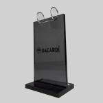 Clip Sign Holder With Pvc Pocket Bags Restaurant Tabletop Display Sign Holder