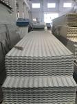 PVC Coated Curved Plastic Tile Effect Roofing Sheets Noise Insulation