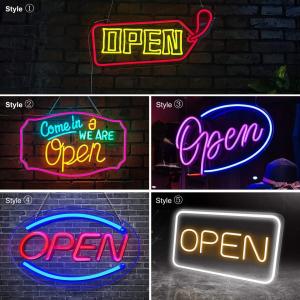 China 80ra Bar Led Neon Open Sign 300lm Light Up Open Sign Silicone Tube factory