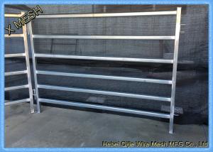 China Hot Galvanized Horse Wire Mesh Fence Panels Steel Pipe Silver Color For Farm factory