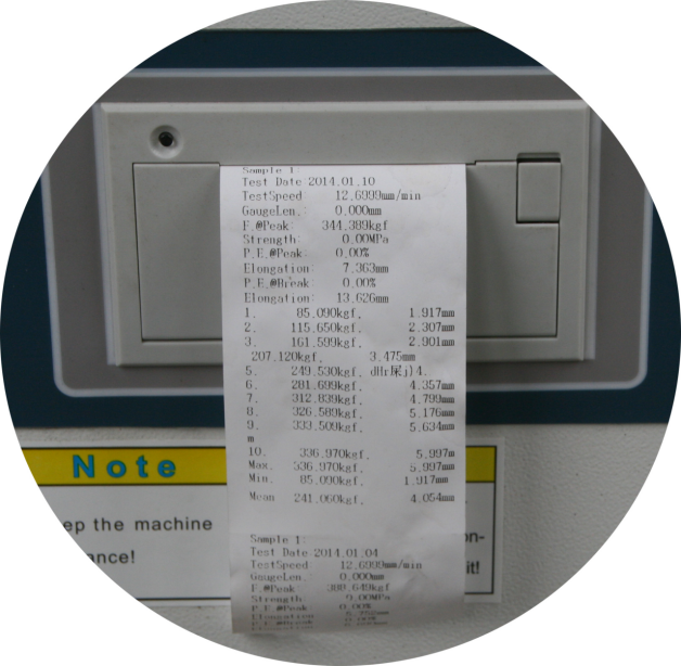 220V 50Hz Paper Tube Packaging Testing Instruments Antiwear Durable