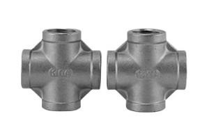 China 4 Way Steel Pipe Cross SS Socket Weld Fittings factory