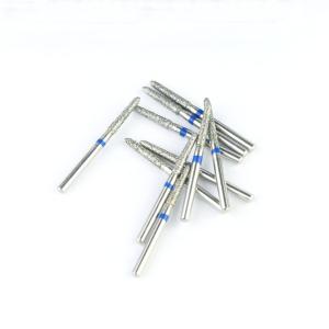 China SO Series Torpedo Shape Head FG Diamond Burs Diamond Grit Cutting Precision factory