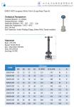 DN10-100 Cryogenic Saftety Valve Globe Valves Check Valve Control Valve