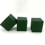 Custom Green Square Cosmetic Box for Aromatherapy Candles